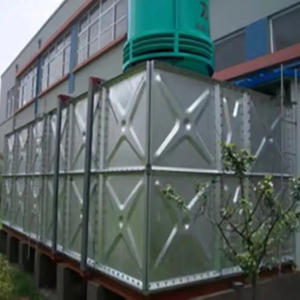 Hot-dip galvanized steel water tank